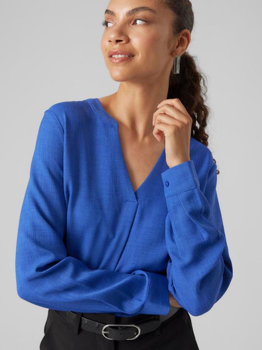 Image du produit Vero Moda VMMARLA V-NECK LS TOP WVN GA Chemisier (XS)