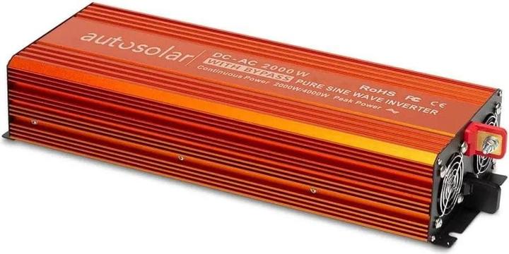 Produktbild Autosolar 2000 Watt 12V mit Bypass Wechselrichter