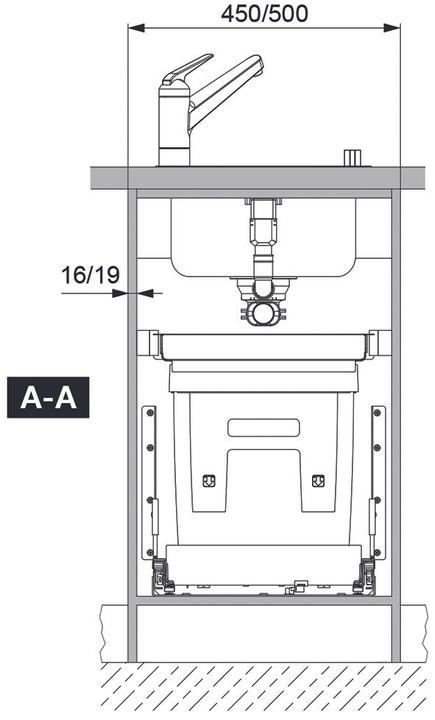 Actual product image Peka Metall Waste extraction system OekoComplet 40 (40 l)