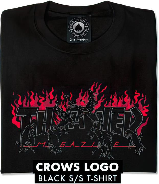 Immagine prodotto Thrasher Maglietta Crows (XL)