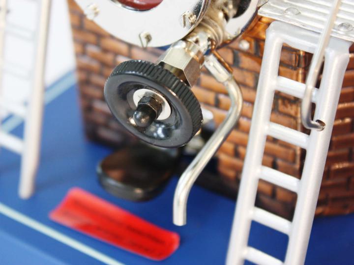 Actual product image Wilesco Steam engine with steam chimney