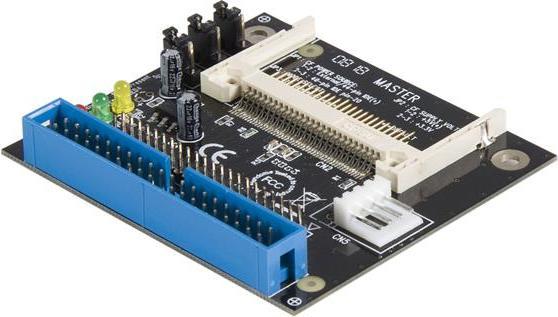 Actual product image StarTech 40/44 Pin IDE to Compact Flash SSD Adapter - CF Memory Card Adapter to 2.5/3.5 Inch IDE Adapter