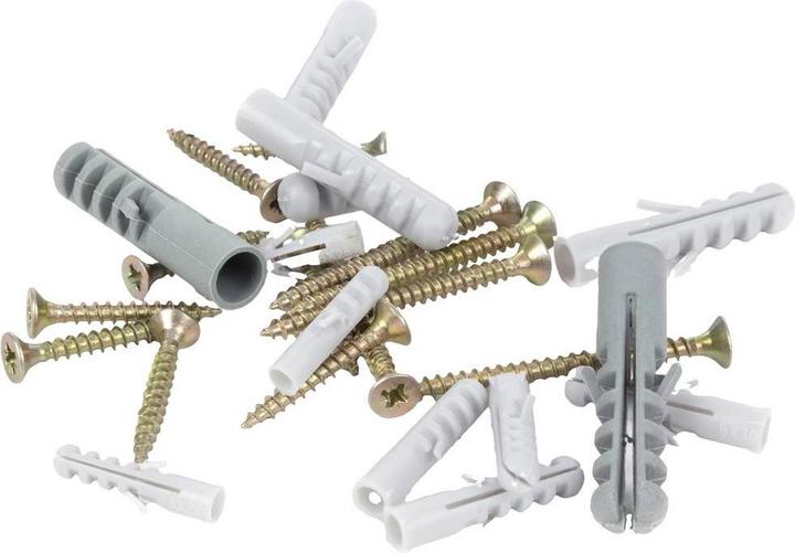 Produktbild Toolland Spannplattenschrauben und Dübel-Set (632 Schrauben pro Stück)