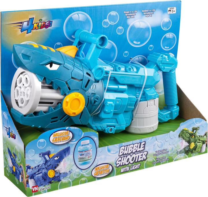 Produktbild VN Toys 4-Kids - Electric Bubble Gun - Shark (23412)