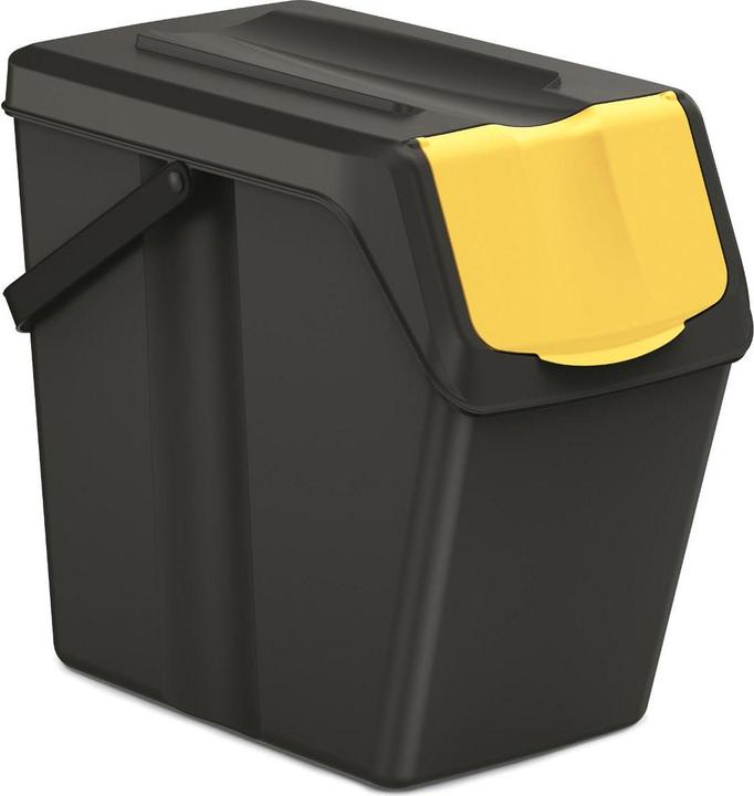 Produktbild Prosperplast Mülleimer Keden SORTI BOX - schwarzes Recycling (25 l)