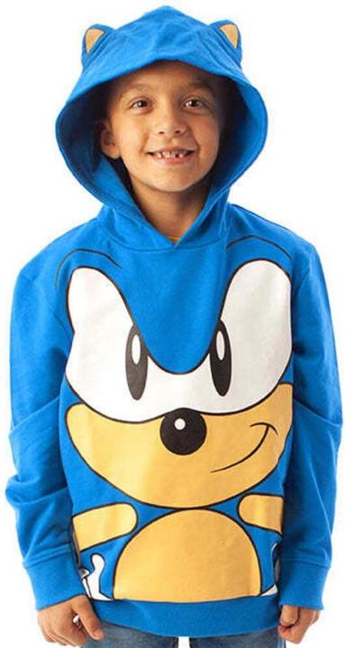 Actual product image Sonic The Hedgehog Boys hoodie (116)