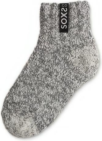 Image du produit Soxs Graue Wolle Herren- & Damensocken Jet Black, Kurzsocke (Une unité par pack, 42, 43, 44, 45, 46)