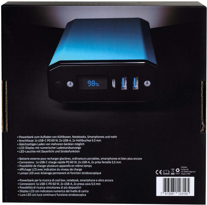 Immagine prodotto Koor Raffreddatore a compressore ACUX 18 con power bank (18 l)