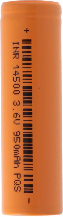 Produktbild AccuCell Akku INR 14500 ungeschützt 48,5x14,1mm (1 Stk., 950 mAh, Akku)