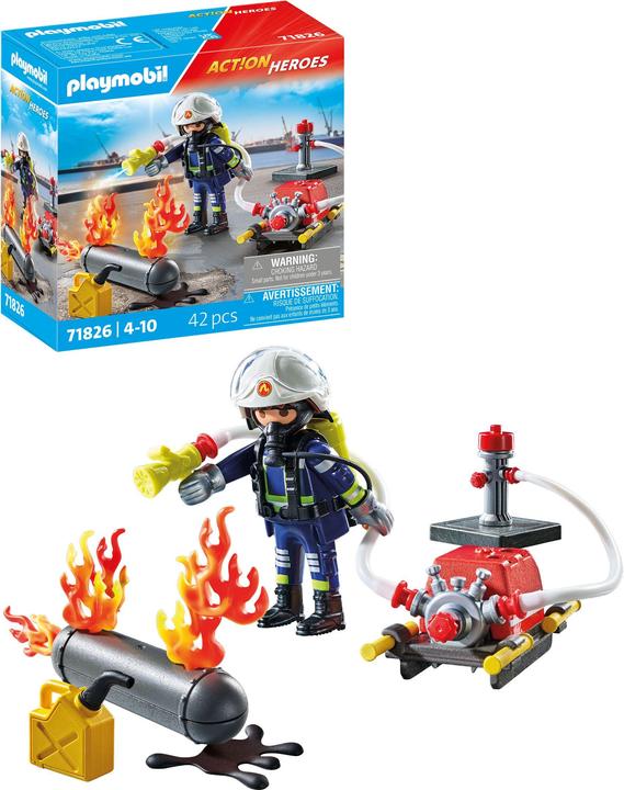 Produktbild Playmobil Löschung eines Gastanks (71826, Playmobil Action Heroes)