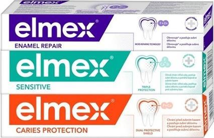 Produktbild Elmex Mix Trio Toothpaste Set - 3 X 75 Ml