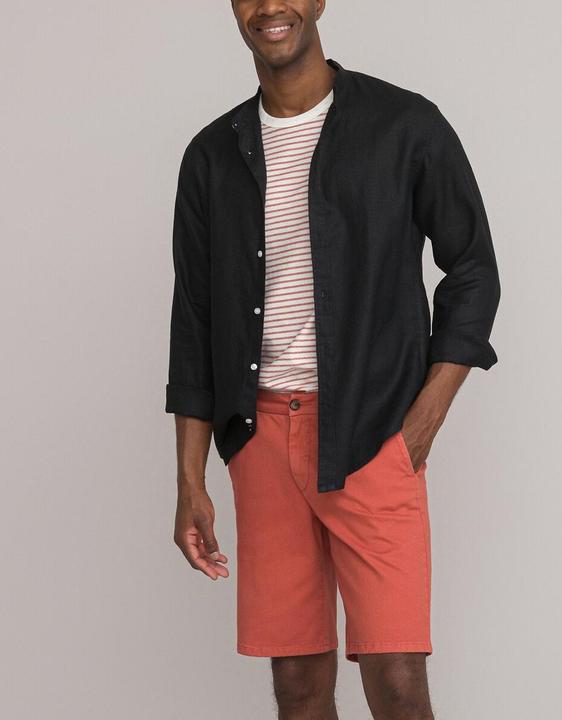 Produktbild La Redoute Collections Langärmeliges Hemd mit Stehkragen (L)