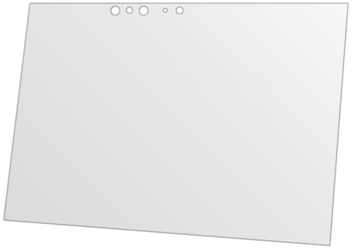 Actual product image Dipos Screen Protector Anti-Glare (2 Piece, Toshiba Portégé X20W)
