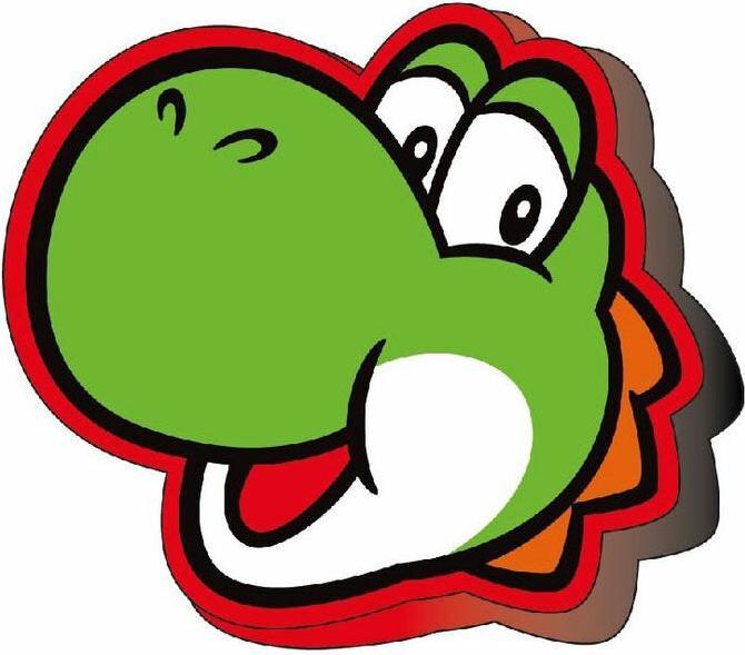GED Cuscino Super Mario Bros Yoshi 3D 40cm