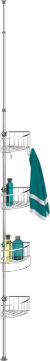 Produktbild Eisl Teleskop-Dusch-Eckregal (23 x 27 x 245 cm)