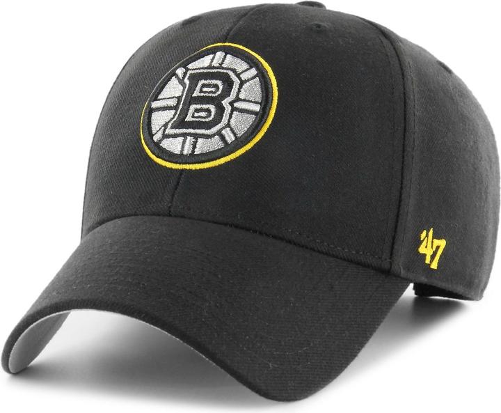 Actual product image 47 Brand Snapback Cap - NHL Metallic Boston Bruins Black