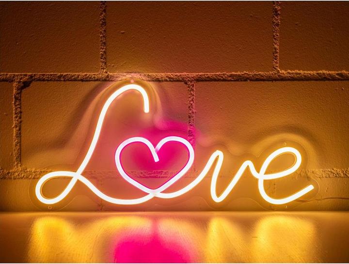 Actual product image Vegas Lights Neon Sign Love (43 cm, Indoor)