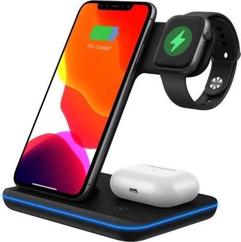 Produktbild iLike 3in1 15W Wireless Magsafe Qi Charger Stand