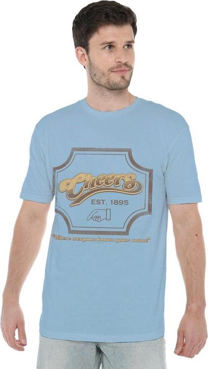 Actual product image Cheers Mens Sign T-Shirt (M)