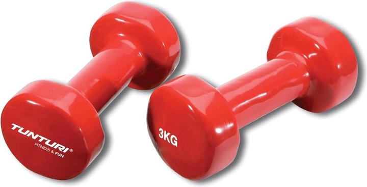 Produktbild Tunturi Vinyl Kurzhanteln (2 x 3 kg)