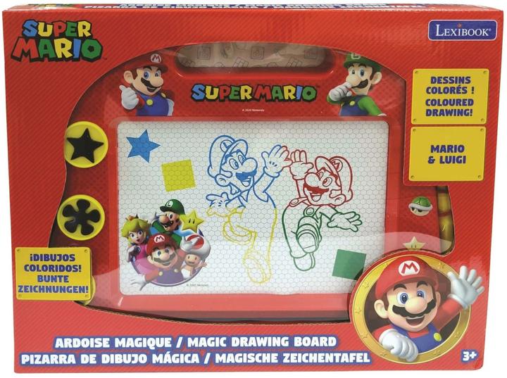 Actual product image Lexibook Magic Magnetic Super Mario Drawing Board