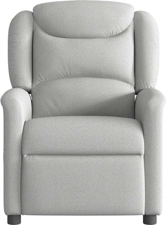 Productafbeelding VidaXL Massagefauteuil cloud grey stoffen massage TV-fauteuil