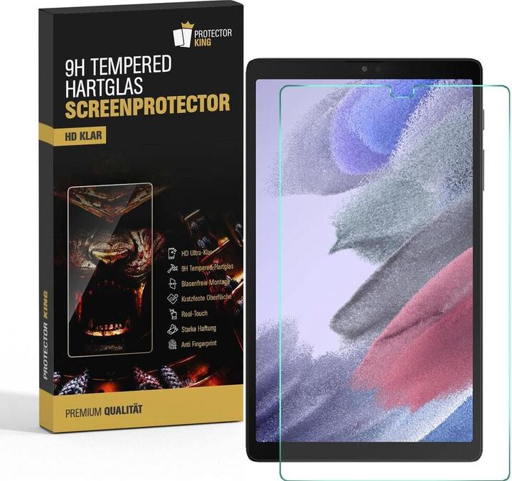 Actual product image Protectorking 2x real tempered 9H armoured glass 3D CLEAR (2 Piece, Galaxy Tab A7 Lite)