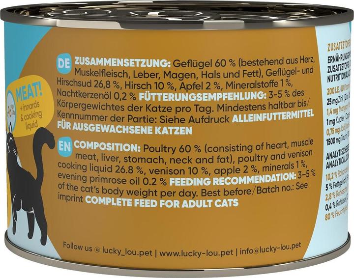 Image du produit Lucky Lou Nourriture humide pour chats (Adulte, 1 pcs, 241 g)