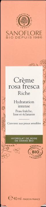 Actual product image Sanoflore Crème rosa fresca (40 ml, Night cream)