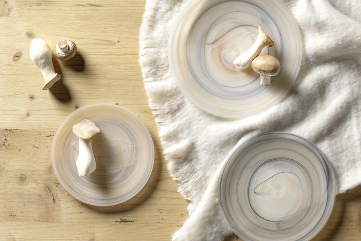 Immagine prodotto Leonardo Piatti da colazione e da dessert Alabastro Ø 18 cm, 4 pezzi,Beige (4 x, 18 cm)