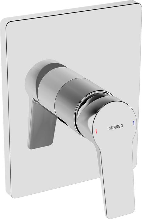 Actual product image Hansa Hansatwist shower fitting, ready-mounted set, concealed, square rosette, 8985908