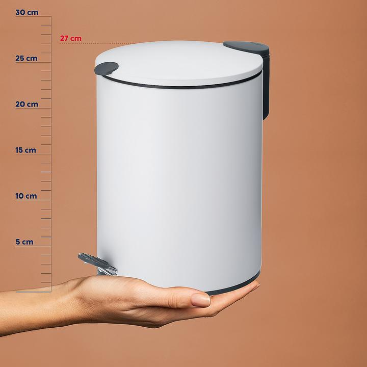 Image du produit Kela Poubelle Mats blanc (5 l)
