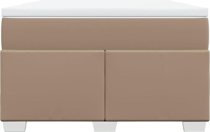 Produktbild VidaXL Boxspringbett Polsterbett Bett Doppelbett Matratze 140x190cm Kunstleder (140 x 190 cm)