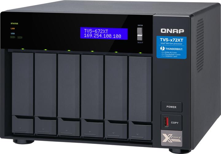 Produktbild QNAP TVS-672XT-i3-8G (0 TB)