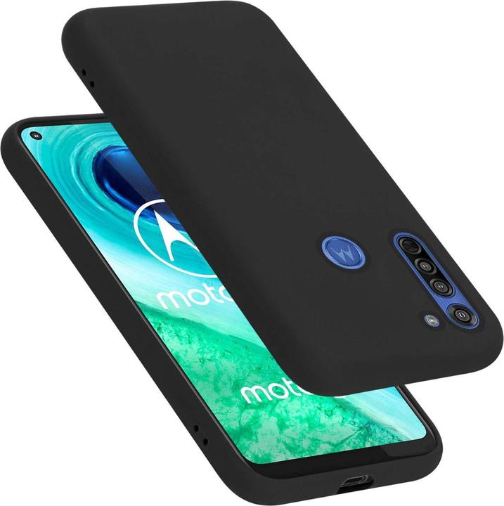 Produktbild Cadorabo Hülle für Motorola MOTO G8 TPU im Liquid Case Design (Motorola Moto G8)