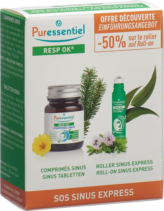 Produktbild Puressentiel Sinus Box Kapseln + Roll-on (1 Stück, Kapseln, 115 g)