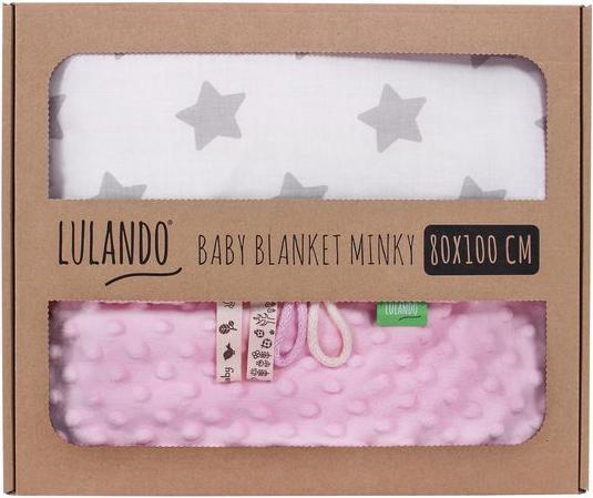 Image du produit Lulando Couverture pour bébé Minky (80 x 100 cm)