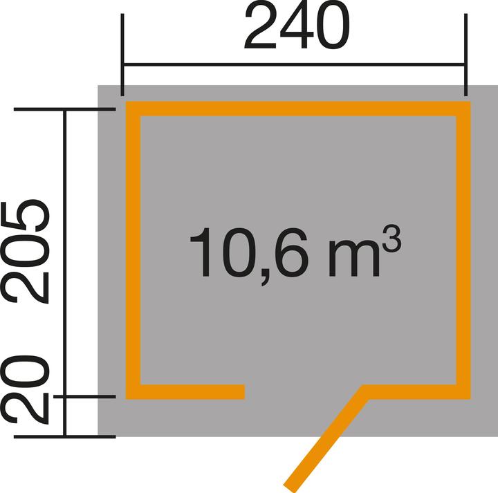 Produktbild Weka Holzbau Massivholzfussboden 240x205 cm