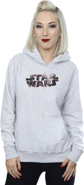 Immagine prodotto Star Wars The Last Jedi Spray Logo Felpa con Cappuccio Donna (XXL)