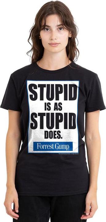 Image du produit Forrest Gump - T-shirt STUPID IS - Adulte (XL)
