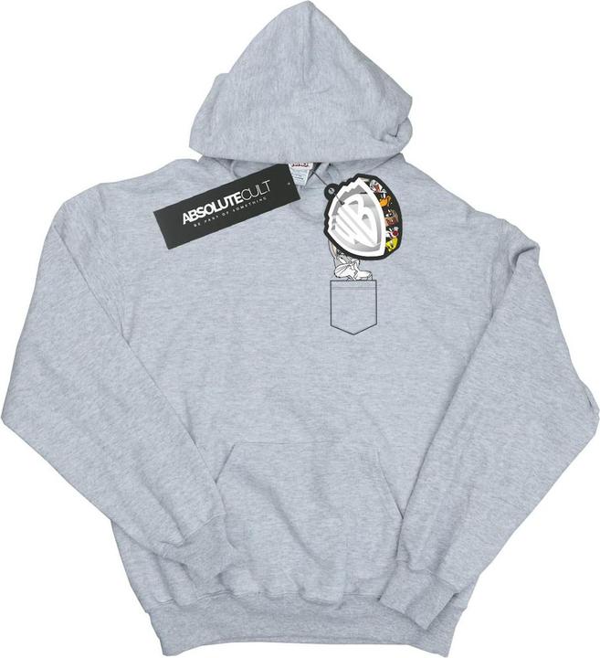 Produktbild Looney Tunes Bugs Bunny Faux Pocket Kapuzenpullover (S)