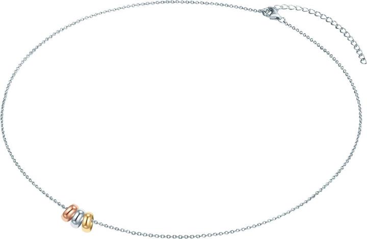 Produktbild Trilani Damen Sterling Silber silber/gelbgold/roségold 42,0 cm Basiskette + 5,0 cm Verlängerung - 28329 (Sterling Silber, 42 - 47 cm)