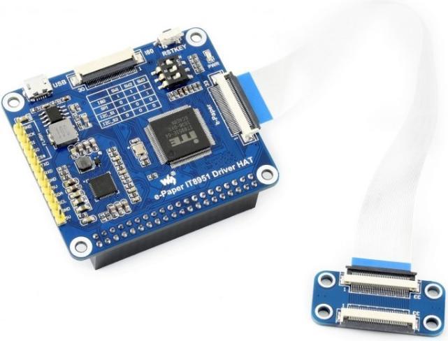 Produktbild WaveShare 1200x825 9.7inch Schwarz Weiss E-Ink Display Raspberry Pi HAT