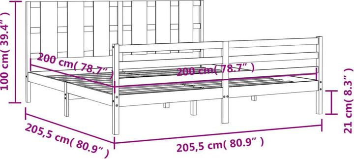 Actual product image VidaXL Madeira (200 x 200 cm)
