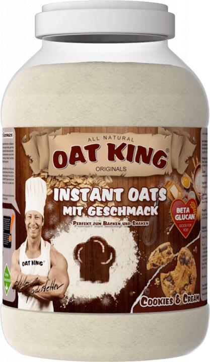 Actual product image Oat King 100% whole grain oat powder with flavor (4000g can) (Cookies and Cream, 1 pcs., 4000 g)