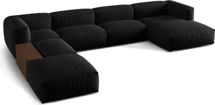 Actual product image Micadoni Modular Panoramic Left Corner Sofa, "Martina", 5 Seats, 406x280x75 Made in Europe (Sofa landscape)