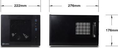 Produktbild Silverstone SST-SG05BB-Lite (Mini-ITX, Mini-DTX)