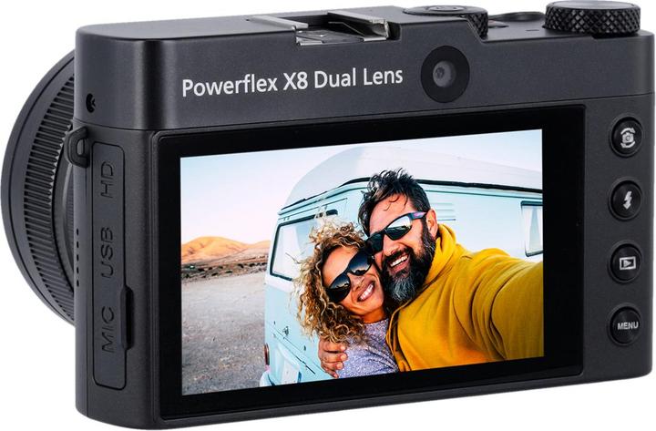 Immagine prodotto Rollei Powerflex X8 Dual Lens | 64 MP Digitalkamera mit 5K (64 Mpx)
