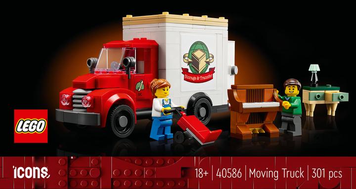 Actual product image LEGO Icons - Moving van (40586, LEGO Icons)