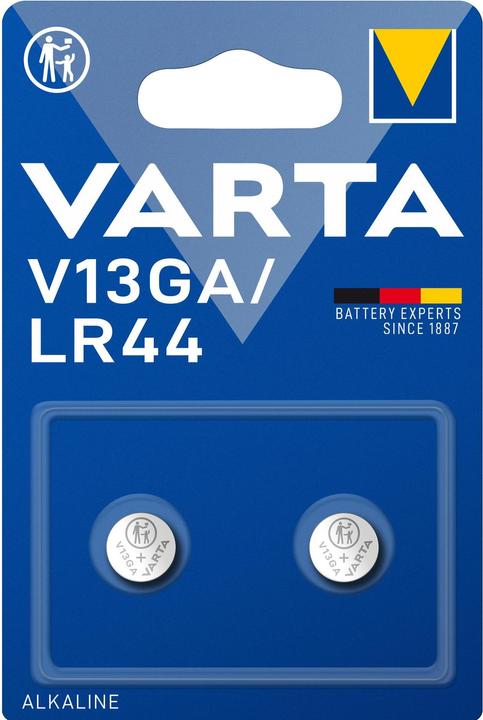 Varta Électronique V13GA (2 pcs, LR44, 155 mAh)